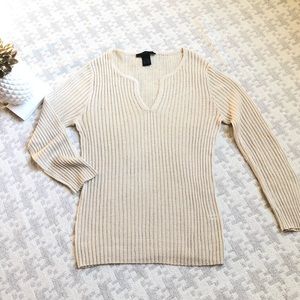 [The Limited] lightweight ribbed sweater- size S